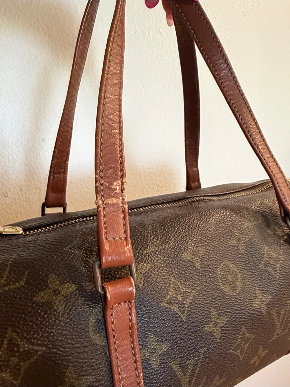 Louis Vuitton papillon Monogram Canvas Barrel handbag